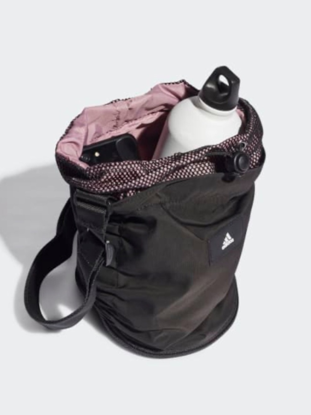 NWT Adidas Yoga Convertible Mar Sleeve Bag Black/Pink